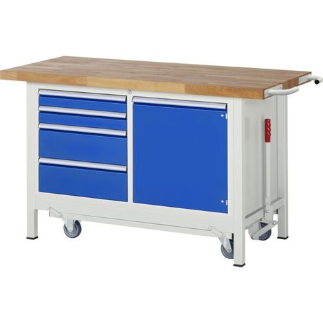 Etabli Rau avec châssis abaissable modèle 8470 L 1500 x P 700 x H 880mm