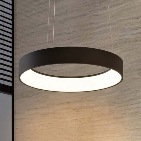 [NEUWERTIG] B-Ware Arcchio Pendelleuchte Hängelampe LED Lampe Aleksi schwarz Eisen Kunststoff 60 cm (1/2)