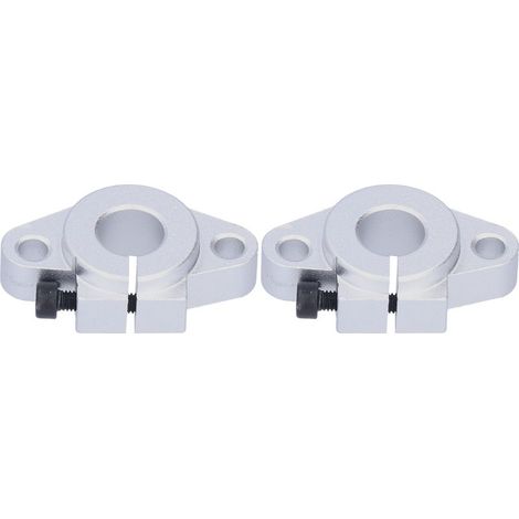 2 Pièces Support de Guidage Linéaire SHF12 pour Arbres de 12mm, Rail de Mouvement Horizontal et Monture d'Axe (1/5)
