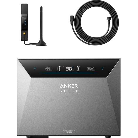 Kit Anker SOLIX Solarbank 4 E5000 Pro con Smart Meter