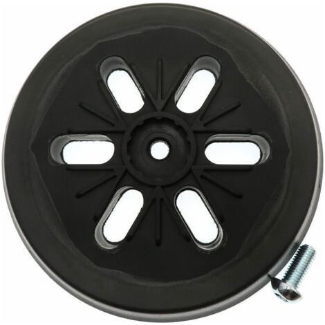 Platorello abrasivo per levigatrici roto-orbitali Bosch GEX 150 AC, PEX 15 AE, GEX 150 Turbo, 150 mm, con vite