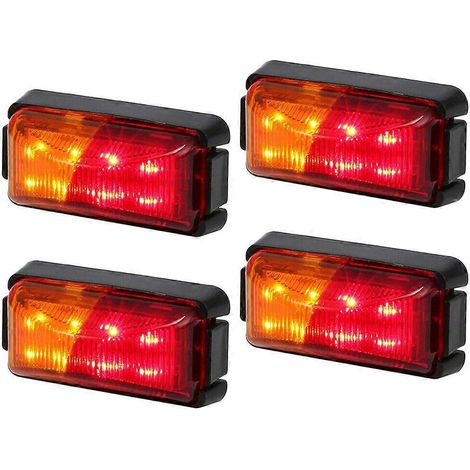 Stück 10-30V 8 LED Rückleuchten/Seitenleuchten/Blinker/Signalleuchten für LKW/Anhänger-7X3.5CM (1/3)