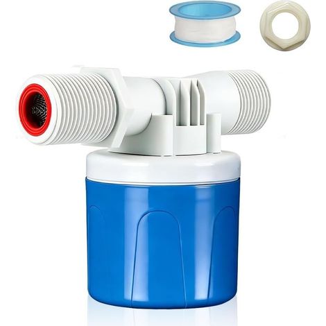 Vanne à Flotteur Automatique 3/4", Robinet à Flotteur pour Réservoirs D'eau, Contrle Automatique Interrupteur de Vanne à Bille à Flotteur pour Toilettes Natation Aquarium (1/5)