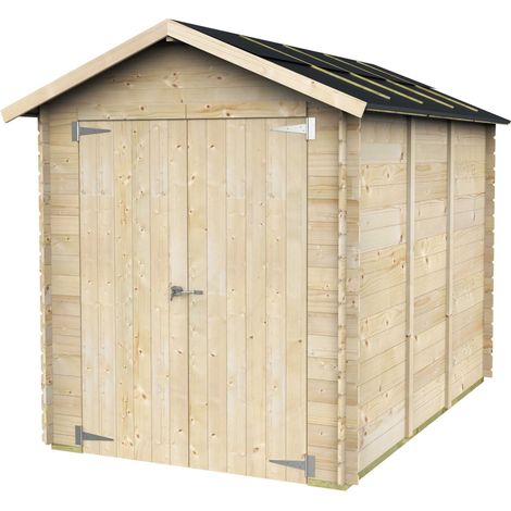 Petit abri de jardin en bois Fiamma 4.2m² Alce (1/9)
