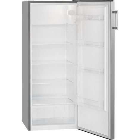 Réfrigérateur 242L inox – Dégivrage semi-automatique – 5 étagères en verre – Niveau sonore 40 dB – Classe énergétique A+ – Bomann