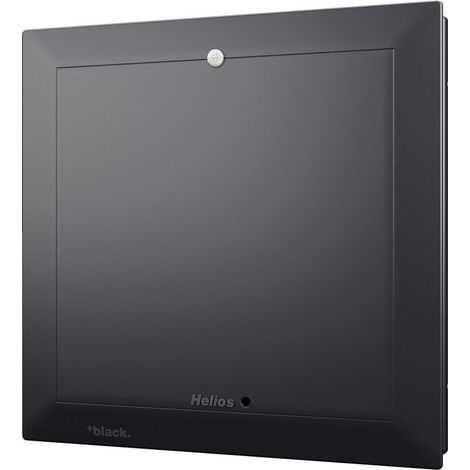 Helios ELS-FB-P black Fassadenblende für ELS mit Präsenzmelder, ohne Filter, Schwarz