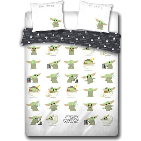 Funda nordica Baby Yoda The Mandalorian Star Wars algodon cama 135cm