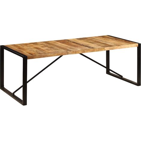 Esstisch 220x100x75 cm Massivholz Mango