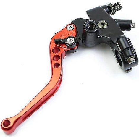 Levier de maître-cylindre d'embrayage 22 mm pour moto Honda CBR600 F4 2005, KX250F, Yamaha R6 2016, Kawasaki Vulcan 1500 - Orange gauche (1/5)