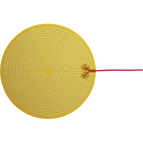 Thermo TECH Polyester Heizfolie selbstklebend 12 V/DC, 12 V/AC 19 W Schutzart IPX4 (Ø) 235 mm