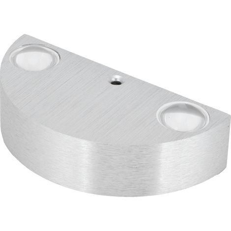 Luminaire Murale 9W Semicercle Moderne, Blanc Pur pour Bar, KTV, Salle d'Exposition, 85‑265V