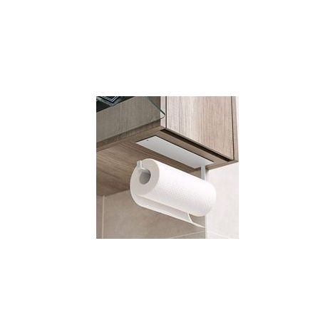 A Porte Essuie Tout Auto-Adhésif Supports pour Papier Essuie-Tout en Dérouleur Porte Rouleau de Cuisine Mural pour Armoire de Cuisine ou Salle de Bain