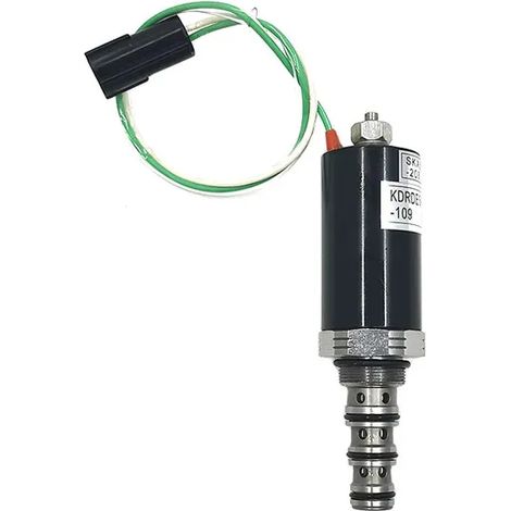 SKX5P-17-208 Hydraulic Pump Solenoid Valve, Fits Kawasaki SK200-3, DH200-7, R200-5, R220-5, EC210, CLG922 and CLG925 Excavators