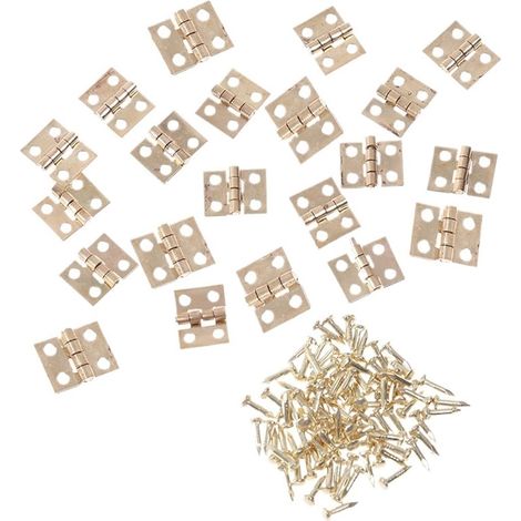 10/20 mini charnières de meuble, 8 mm x 10 (1/5)