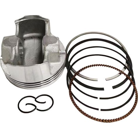 Piston parts for YAMAHA LC150, YZFR125 and Y15ZR motorcycles: Piston ring and piston set--DTEKGAZ