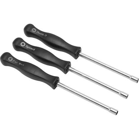 Jeu de 3 tournevis de réglage carburateur en alliage d'aluminium, outil d’ajustement pour moteur 2 temps. (1/5)
