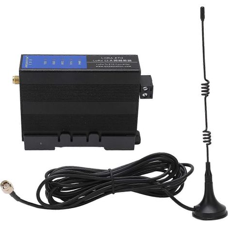 Ethernet zu LoRa Wireless Transparent Transmission Module mit Antenne Serieller Datenübertragungswandler