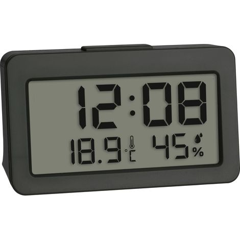 TFA Dostmann 60.2045.10 à quartz Réveil gris Heures de réveil 1 W285303 (1/5)