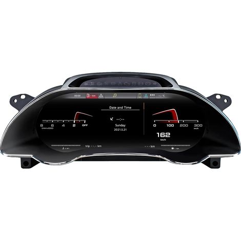 Pannello di controllo, display digitale, supporto CarPlay e HDMI, A5 2008-2015 (1/5)