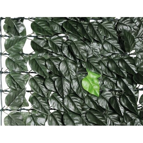 SIEPE SINTETICA FOGLIE "ASCOT" 1X20 MT. PAPILLON FOGLIE LAURO (1/2)
