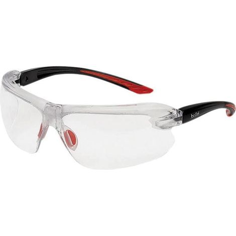 Bolle Iri-S Safety Glasses Clear Bifocal +3.0 with Adjustable B-Flex Bridge and Anti-Fog Lenses