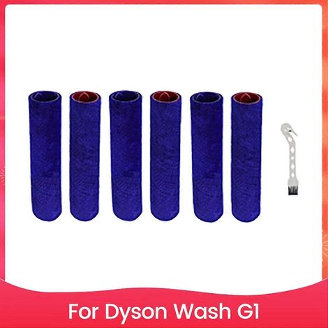 Lot de 7 brosses à rouleau et brosses de nettoyage de rechange pour la brosse de nettoyage de sol stérilisante portative Wash G1 () (1/5)