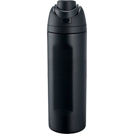 Lot de 2 bouteilles d'eau FreeSip de 560 ml (19 oz) en acier inoxydable bleu avec couvercle, idéales pour le sport et les voyages. (1/5)