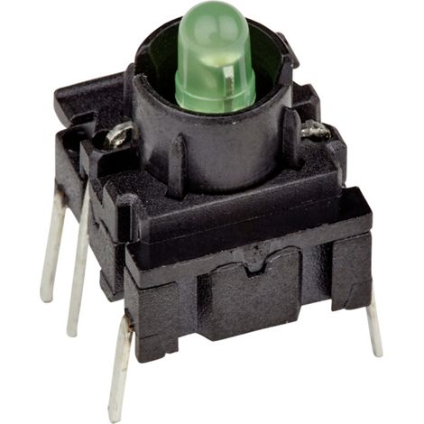 MEC 3FTH920 Multimec 3F Series Schalter 24 V 50 mA tastend Grün (L x B x H) 10 x 10 x 10.40 mm IP67