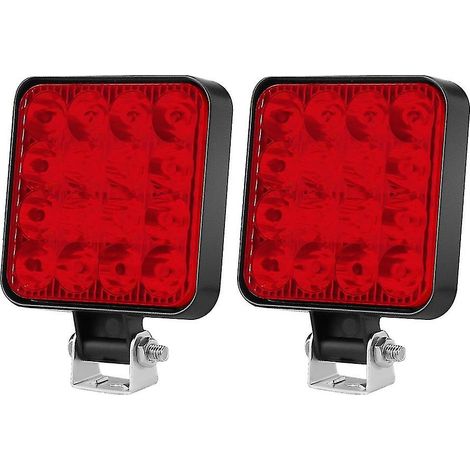 Projecteur LED ultra-lumineux à faisceau concentré étanche pour camion, rouge éteint (1/5)