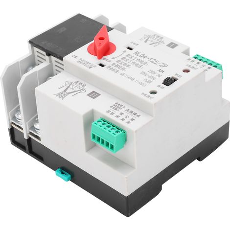 Automatischer 2-poliger DIN-Schienen-Umschalter, unterbrechungsfreie Stromverteilung, 230 V, 32 A (1/5)