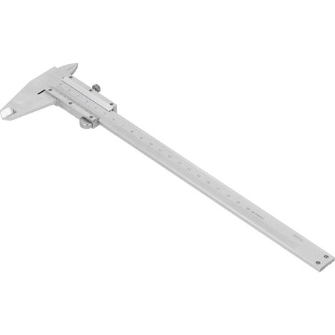 Pied à coulisse calibre vernier acier carbone jauge de mesure outil pour largeur de pièces 0-200 mm (1/5)