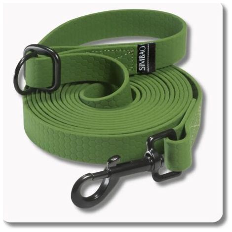 Correa Ajustable Impermeable KHAKI - 7m, 76MM para Perros 10-25kg (1/5)