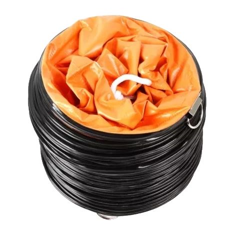 Tuyau de ventilation, longueur de 5 m, diamètre de 30 cm, matériau PVC de haute qualité, résistant aux acides et aux alcalis, design flexible (1/5)