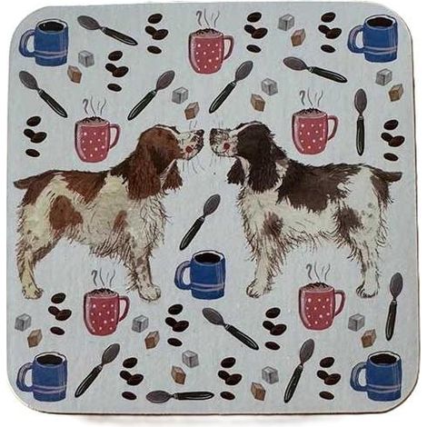 Sous-verre C248 Chiens et Café