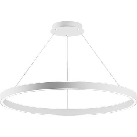 Suspension Criseide S/S Blanc - Led Intégrée 100W 4000Lm 3000K Dimmable Double Émission Aluminium Et Silicone - Gealuce (1/3)