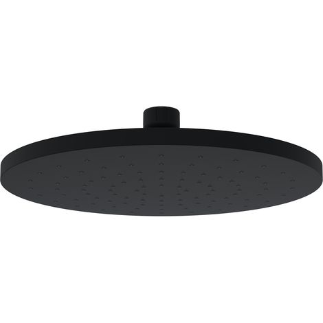 Regendusche Bernstein ABS-Duschkopf D2250 selbstreinigend 22,5cm rund Schwarz matt