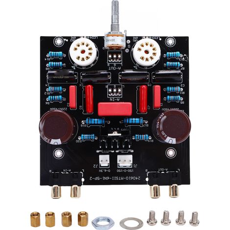Module préampli tube électronique – Bornes plaquées or design modulaire 6N1 circuit préamplificateur, audio (1/5)