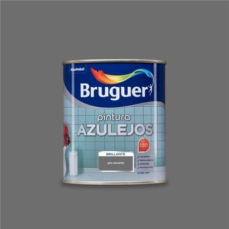Pintura para azulejos - 750 ml - Gris cemento (1/5)