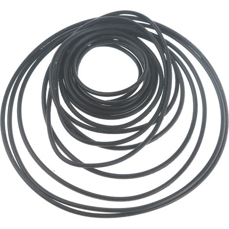 15 universelle 1,2 mm Gummi-Ersatzriemen für Audiokassetten, CDs und DVDs, kompatibel mit Plattenspielern.