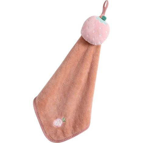 Mikrofaser Handtuch mit niedlichem rosa Cartoon Motiv