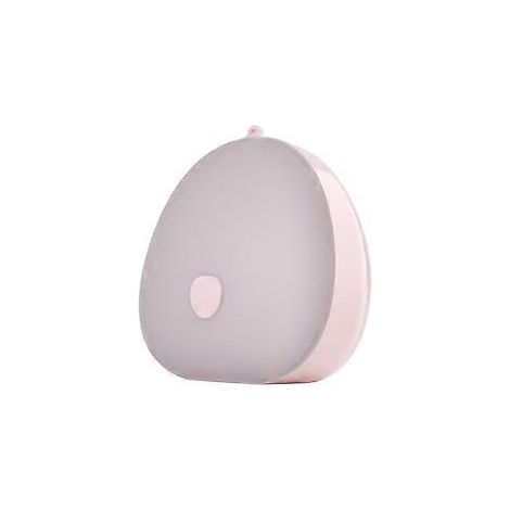Nachtlicht für Kinder in Rosa, wiederaufladbare LED-Babylampe mit USB-C-Anschluss, kleines RGB-Nachtlicht mit Touch-Steuerung, dimmbare Nachtlampe für Treppenhaus und Schlafzimmer