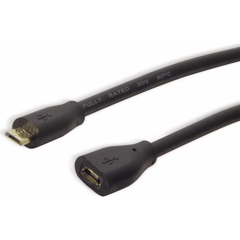 LOGILINK MicroUSB-Verlängerung CU0122, 1,5 m