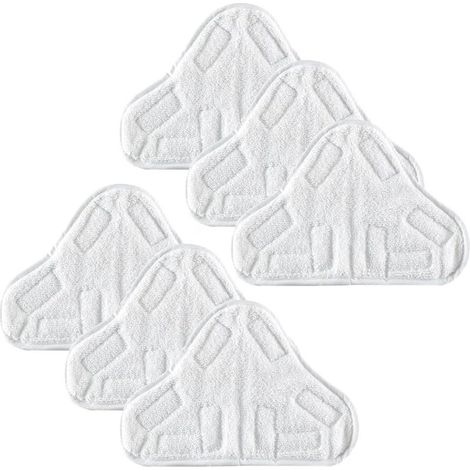 6 tampons de rechange compatibles avec H2O H20 Steam Mop X5 (1/2)