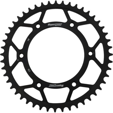 Piñón trasero Prox para Honda CR/CRF 83-16, acero negro, JTR210.48, calidad