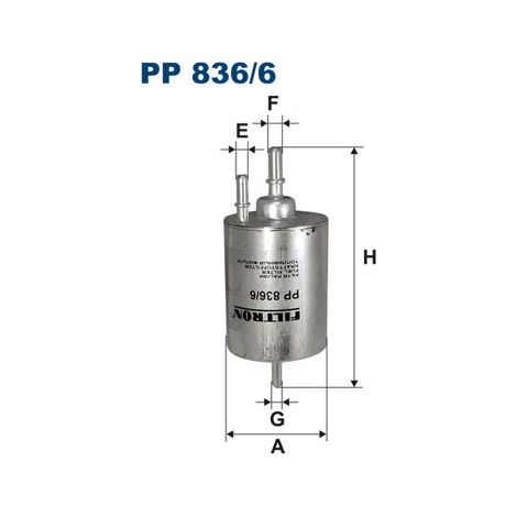 Kraftstofffilter PP836/6 Filtron