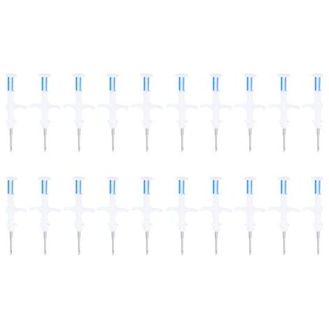 20 micropuces RFID pour implants électroniques avec spray pour humains, chats, cartes, noix (2,12 x 12 mm) (1/5)