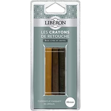 Liberon - Matita per ritocchi, riparazione legno, ciliegio, 30 ml (1/2)