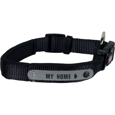Collier 45-50 cm avec néoprène et bande adresse pour chien - Trixie