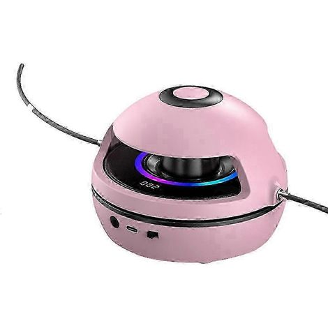 Corde à sauter électronique Bluetooth avec lumières LED - rose (1/5)