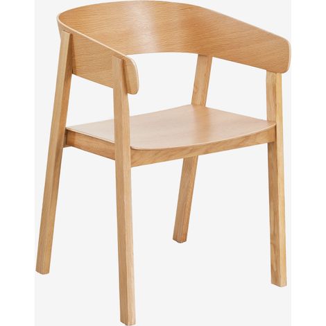 SKLUM Olsen Esszimmerstuhl aus Holz              Braun Natur                     